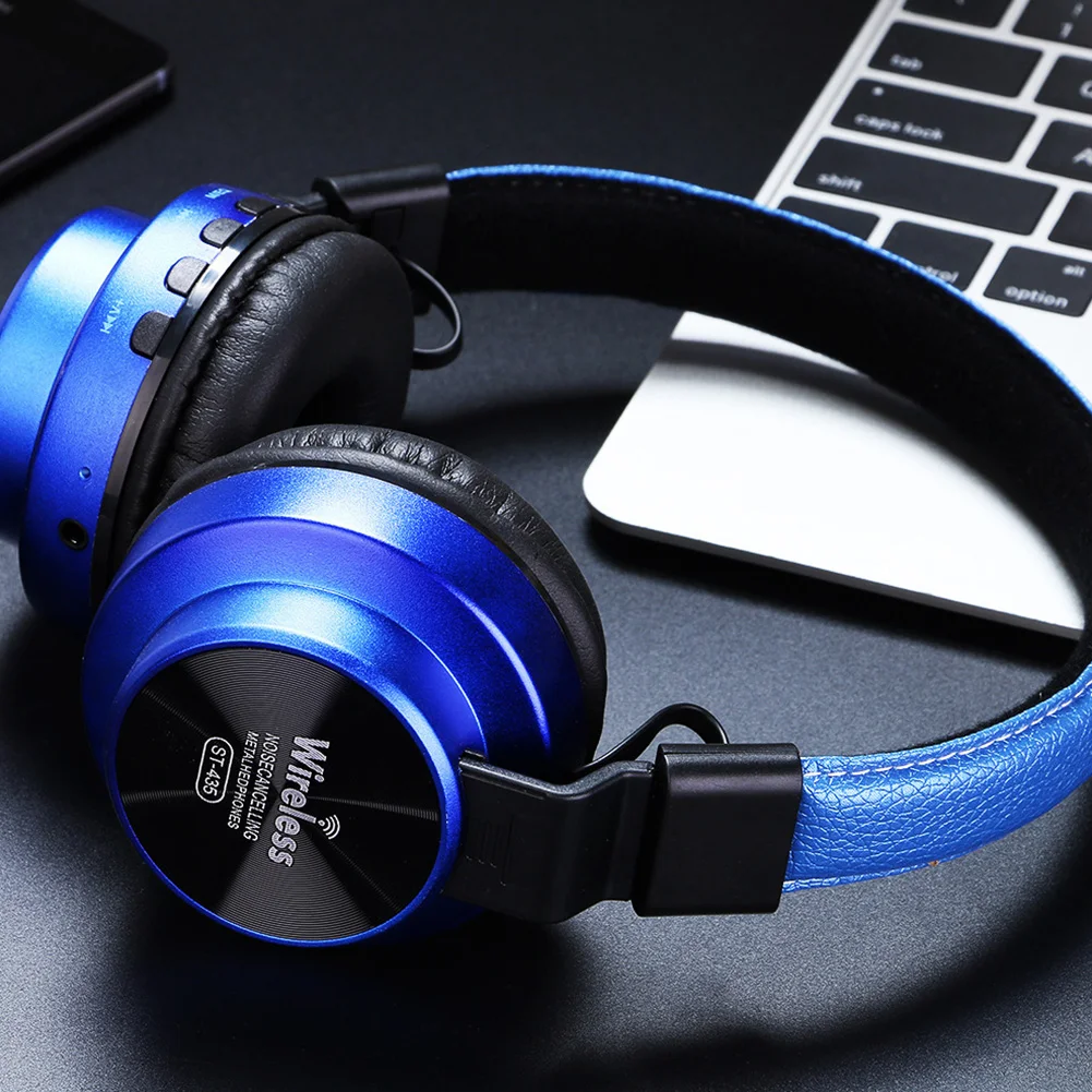 Over Ear Adjustable Stereo Travel Games Bluetooth Universal Anti Noise Wireless Headphones Practical Portable With Microphone
Over Ear Adjustable Stereo Travel Games Bluetooth Universal Anti Noise Wireless Headphones Practical Portable With Microphone