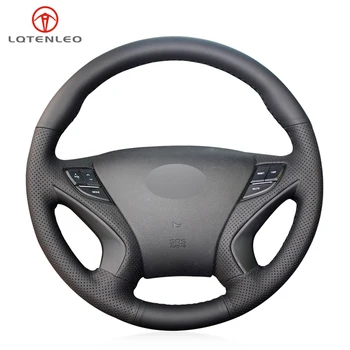 LQTENLEO Black PU Artificial Leather Hand Sew Car Steering Wheel Cover For Hyundai Sonata 8 2011 2012 2013 2014
LQTENLEO Black PU Artificial Leather Hand Sew Car Steering Wheel Cover For Hyundai Sonata 8 2011 2012 2013 2014