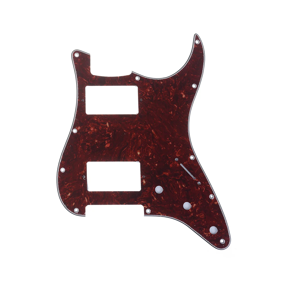 Musiclily Pro 11 Hole Guitar Strat Pickguard HH for American/Mexican Fender Standard Stratocaster Style, 4Ply Vintage Tortoise
Musiclily Pro 11 Hole Guitar Strat Pickguard HH for American/Mexican Fender Standard Stratocaster Style, 4Ply Vintage Tortoise