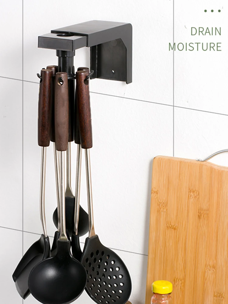 4/6 Cavity Rack Rotary Kitchen Hook Wall Rotating Hook Kitchen Storage Gadget Kitchen Tableware Storage Accessory
4/6 Cavity Rack Rotary Kitchen Hook Wall Rotating Hook Kitchen Storage Gadget Kitchen Tableware Storage Accessory