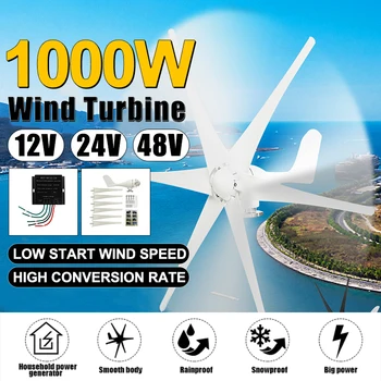 12V/24V/48V Wind Power Turbines Generator Red Black Wind Blade Option With Wind Charge Controller Fit for Home Or Camping
12V/24V/48V Wind Power Turbines Generator Red Black Wind Blade Option With Wind Charge Controller Fit for Home Or Camping