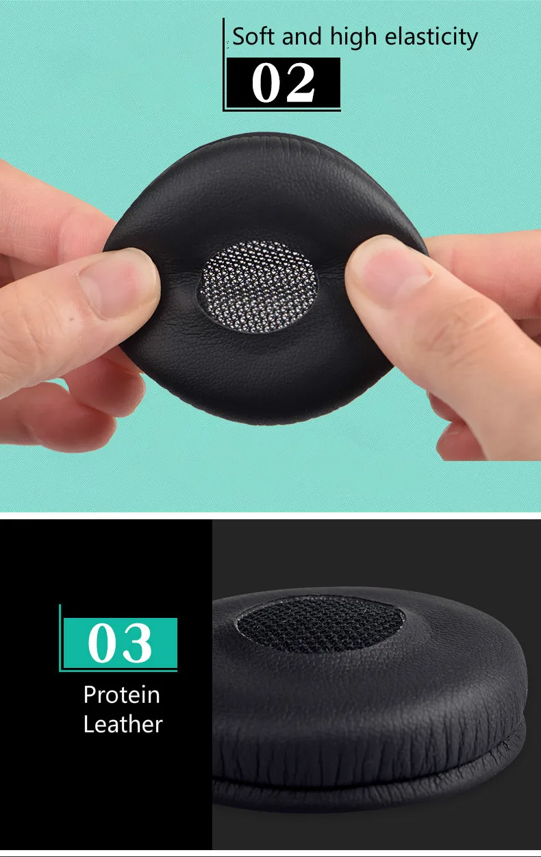 High-quality Headset Foam Cusion Replacement for AKG Y40 Y45BT Y45 Headpads Soft Protein Leather Sponge Cover Comfortable High-quality Headset Foam Cusion Replacement for AKG Y40 Y45BT Y45 Headpads Soft Protein Leather Sponge Cover Comfortable