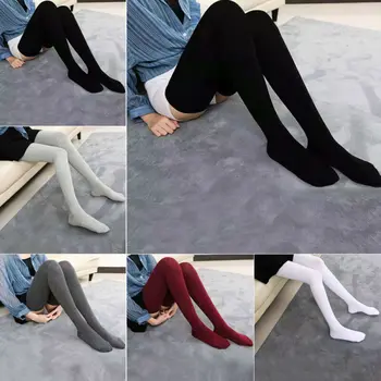 2020 Women Stocking Fashion Stockings Casual Cotton Thigh High Over Knee Cotton High Socks Girls Women Female Long Knee Sock
2020 Women Stocking Fashion Stockings Casual Cotton Thigh High Over Knee Cotton High Socks Girls Women Female Long Knee Sock