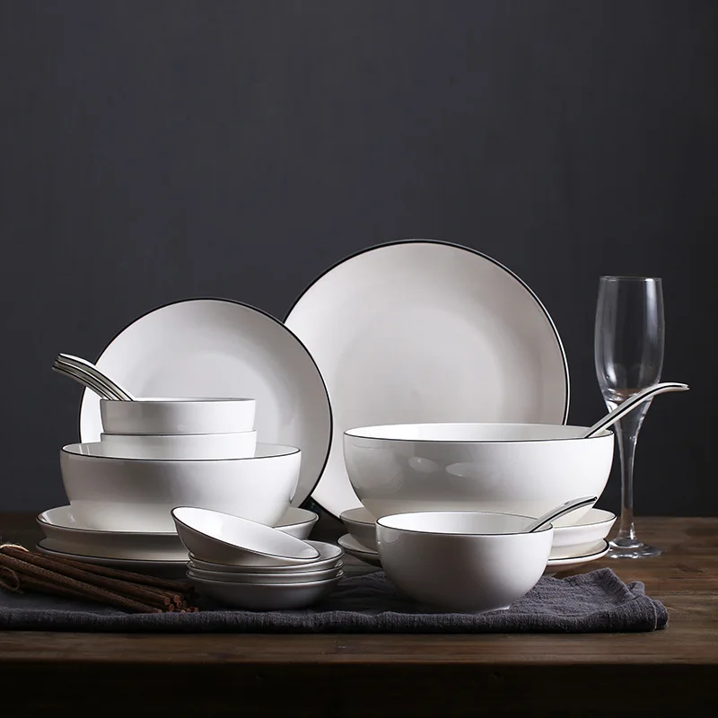 Scandinavian Minimalist Ceramic Bowl Dish & Plate Set Household Ceramic Tableware Japanese Style Tableware Set Gift Customizatio
Scandinavian Minimalist Ceramic Bowl Dish & Plate Set Household Ceramic Tableware Japanese Style Tableware Set Gift Customizatio