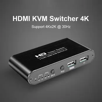 Port HDMI USB KVM 4K Switcher Splitter for Sharing Monitor Keyboard Mouse Adaptive EDID/HDCP Decryption
Port HDMI USB KVM 4K Switcher Splitter for Sharing Monitor Keyboard Mouse Adaptive EDID/HDCP Decryption