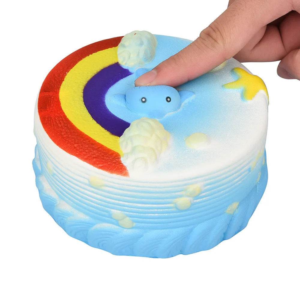 Cake Cream Squeeze Toy Slow Rising Decompression Squeeze Toys inger rehabilitation training props Cake shop model Decoration #B
