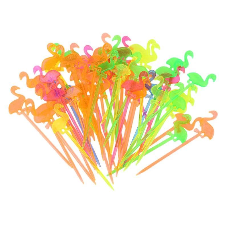50pcs Plastic Forks Flamingo Toothpick Bento Accessories Reusable Pick Kitchen Bar Kids Dessert Forks Tableware Party Supplies
50pcs Plastic Forks Flamingo Toothpick Bento Accessories Reusable Pick Kitchen Bar Kids Dessert Forks Tableware Party Supplies