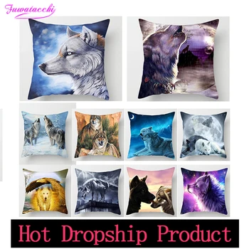 Fuwatacchi Wild Wolf Animal Painting Cushion Cover Tiger Moon Decor Throw Pillows Case Sofa Chair Home Decorative Pillows Cover
Fuwatacchi Wild Wolf Animal Painting Cushion Cover Tiger Moon Decor Throw Pillows Case Sofa Chair Home Decorative Pillows Cover
