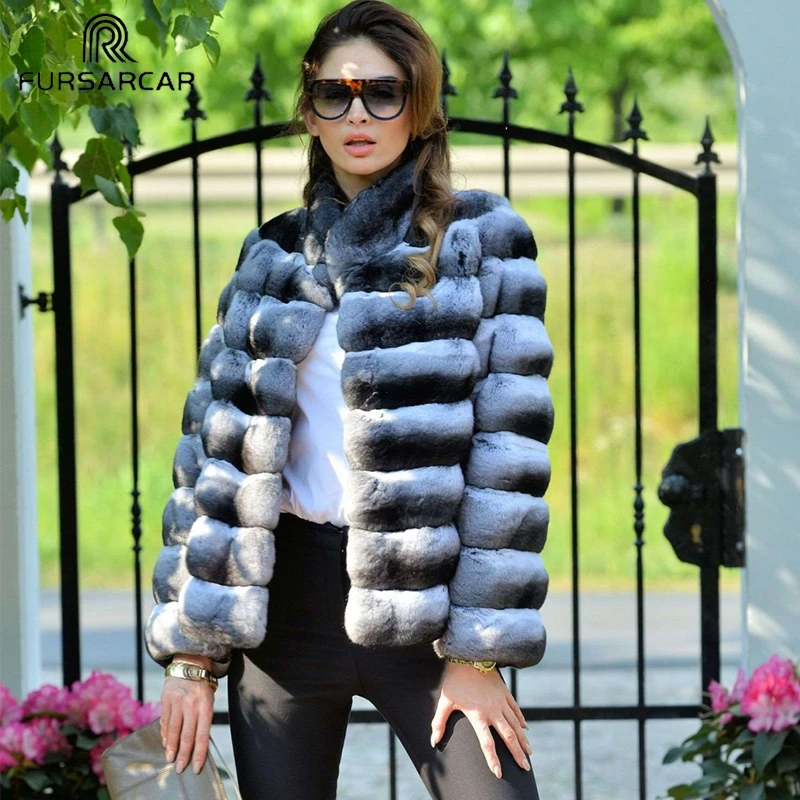 FURSARCAR Top Quality Warm Thick Rex Rabbit Fur Coat 2019 Luxury Winter Fur Women Natural Rex Rabbit Fur Jacket With Fur Collar
FURSARCAR Top Quality Warm Thick Rex Rabbit Fur Coat 2019 Luxury Winter Fur Women Natural Rex Rabbit Fur Jacket With Fur Collar
