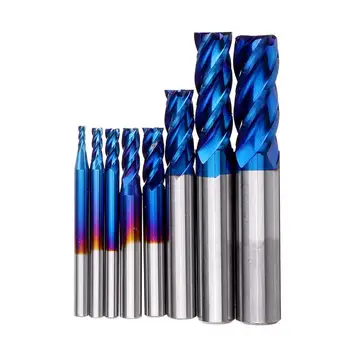8Pcs HRC55 Tungsten Carbide 4 Flute End Mill Set R1-R6 Milling Cutter CNC Router Bits for Metal Wood Aluminum Copper Plastic
8Pcs HRC55 Tungsten Carbide 4 Flute End Mill Set R1-R6 Milling Cutter CNC Router Bits for Metal Wood Aluminum Copper Plastic