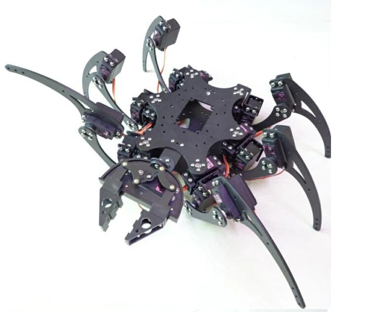 Hot 20DOF Aluminium Hexapod Robotic Spider Six Legs Robot Frame Kit F17329 /F17330
Hot 20DOF Aluminium Hexapod Robotic Spider Six Legs Robot Frame Kit F17329 /F17330