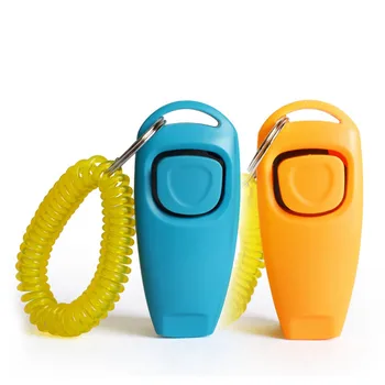 2pcs Dog Training Clickers 2 in 1 Whistle and Clicker Pet Training Tools with Wrist Strap Key Ring for Dogs Cats Pets
2pcs Dog Training Clickers 2 in 1 Whistle and Clicker Pet Training Tools with Wrist Strap Key Ring for Dogs Cats Pets