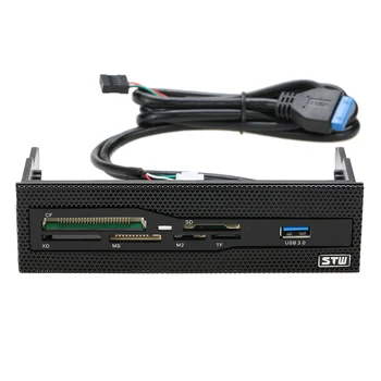 5.25 usb 3.0 front panel card reader Internal Card Reader Media Dashboard PC Front Panel All In 1 Support CF XD MS M2 TF SD
5.25 usb 3.0 front panel card reader Internal Card Reader Media Dashboard PC Front Panel All In 1 Support CF XD MS M2 TF SD