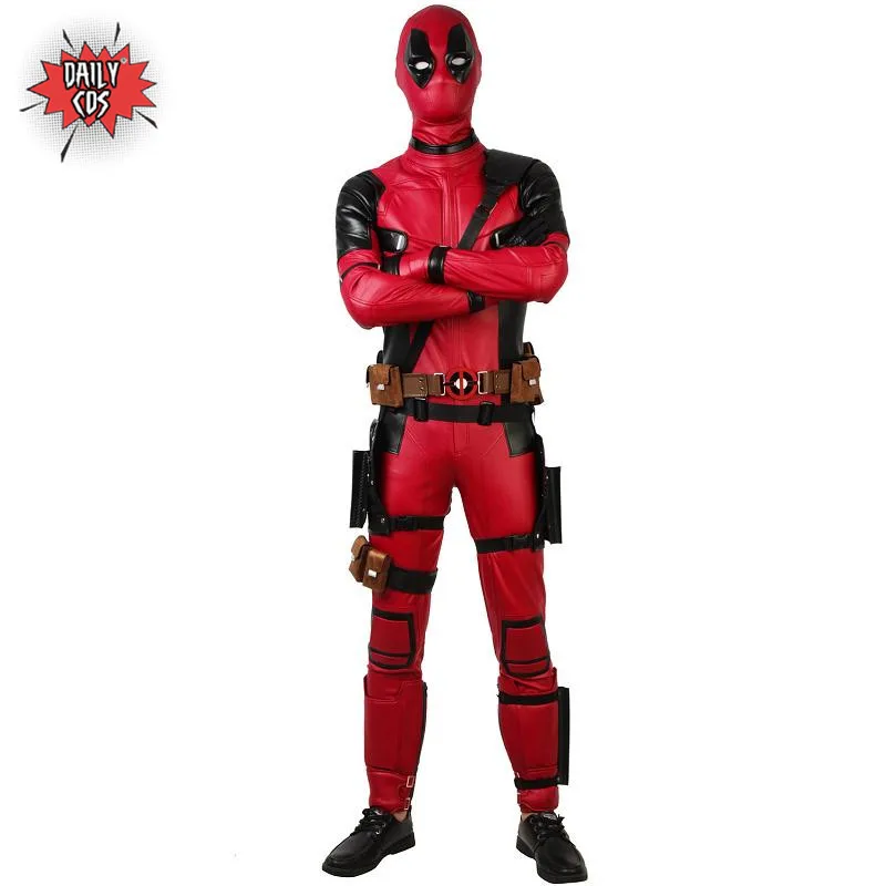 Deadpool 2 Cosplay Costume Wade Wilson Costume accessories Red Deadpool Jumpsuit Halloween Costumes for Men Custom Made
Deadpool 2 Cosplay Costume Wade Wilson Costume accessories Red Deadpool Jumpsuit Halloween Costumes for Men Custom Made