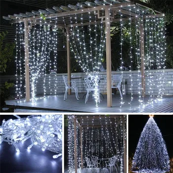 3-m LED Curtain String Lights Christmas String Fairy Light Garland Remote Control Christmas Wedding Party Decoration
3-m LED Curtain String Lights Christmas String Fairy Light Garland Remote Control Christmas Wedding Party Decoration