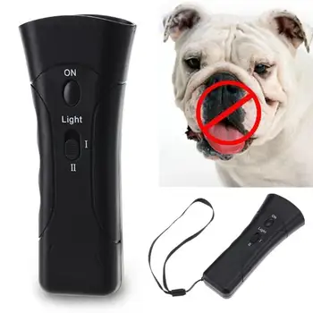 Ultrasonic Drive Dog Repeller Dual Head Double Side Stops Attacks Animal Flashlight Anti Barking Dog Training Device Pets Supply
Ultrasonic Drive Dog Repeller Dual Head Double Side Stops Attacks Animal Flashlight Anti Barking Dog Training Device Pets Supply