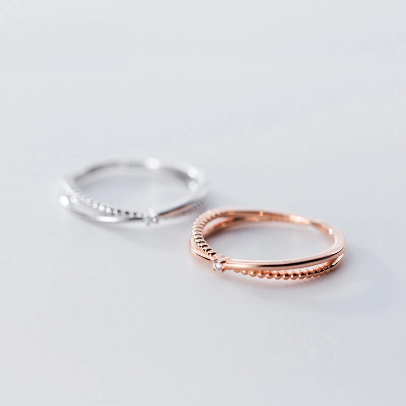 100% 925 Sterling Silver Double Ring Korean Design Simple Smooth Small Ball For Women Adjustable Party Birthday Gift Fashion
100% 925 Sterling Silver Double Ring Korean Design Simple Smooth Small Ball For Women Adjustable Party Birthday Gift Fashion