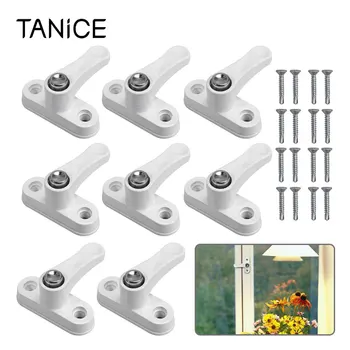 TANiCE 8pcs Sash Blocker Jammer White UPVC Door Window Restrictor Lock Home Security Safety Button Lock for Child Pet
TANiCE 8pcs Sash Blocker Jammer White UPVC Door Window Restrictor Lock Home Security Safety Button Lock for Child Pet