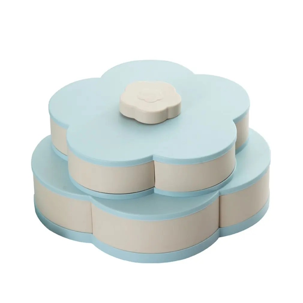 Bloom Snack Box Creative Pattern Rotating Double Fruit Bowl Double Candy Box Wedding Candy Petal Fruit Box Seed Box
Bloom Snack Box Creative Pattern Rotating Double Fruit Bowl Double Candy Box Wedding Candy Petal Fruit Box Seed Box