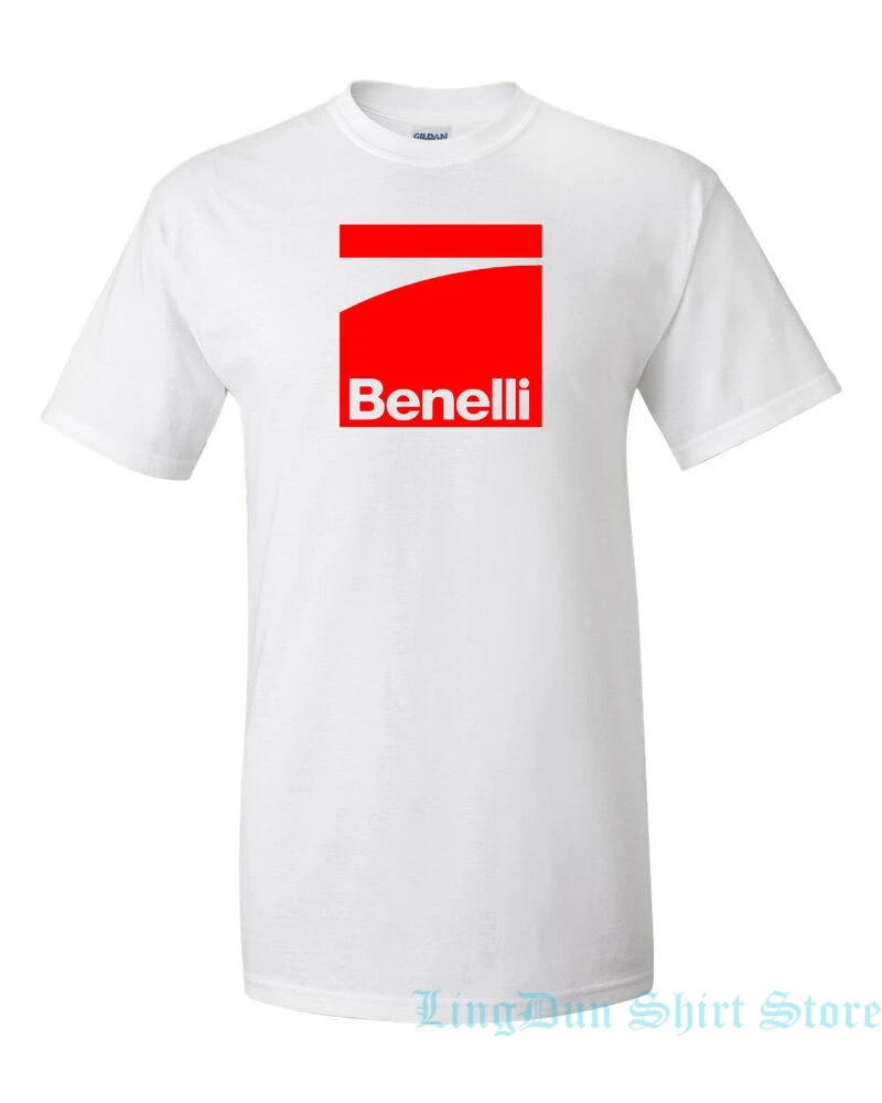 Фото Футболка Benelli Box с красным логотипом новинка мужская и женская футболка 100% хлопок