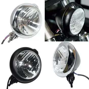 7" Universal Motorcycle Bates Retro Vintage Headlight Old School Cafe Racer Headlight Custom For Harley Bobber Chopper SX650
7" Universal Motorcycle Bates Retro Vintage Headlight Old School Cafe Racer Headlight Custom For Harley Bobber Chopper SX650