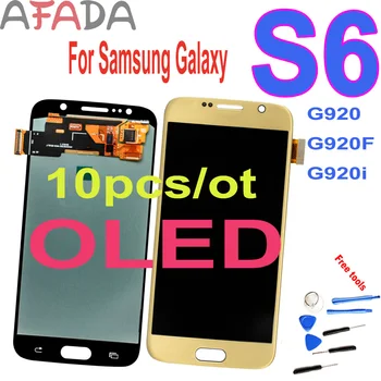 10pcs Oled For Samsung Galaxy S6 G920 G920F G920i Lcd Display Touch Screen Digitizer Assembly with frame for SM-G920F G920i LCD
10pcs Oled For Samsung Galaxy S6 G920 G920F G920i Lcd Display Touch Screen Digitizer Assembly with frame for SM-G920F G920i LCD