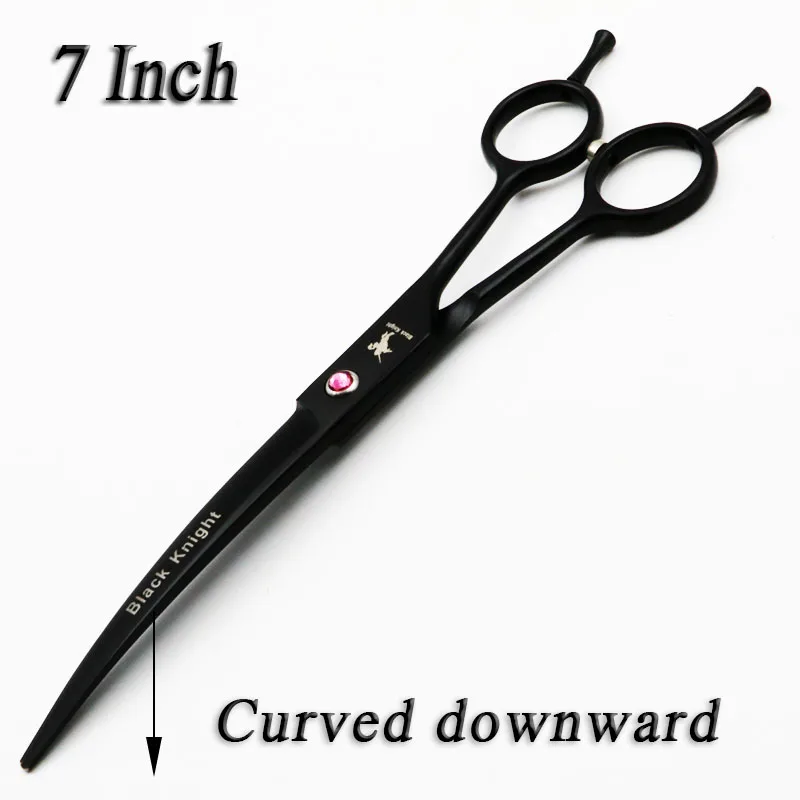 7" Black Pet Grooming Scissors Professional Hair Cutting Shears for Dogs and Cats Curved Downward
7" Black Pet Grooming Scissors Professional Hair Cutting Shears for Dogs and Cats Curved Downward