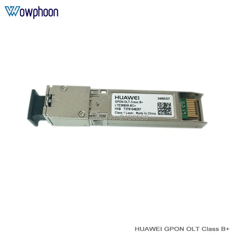 Huawei class B+ GPON OLT SFP Modules with Singlemode Single fiber Tx 1490nm Rx1310nm SC connector
Huawei class B+ GPON OLT SFP Modules with Singlemode Single fiber Tx 1490nm Rx1310nm SC connector