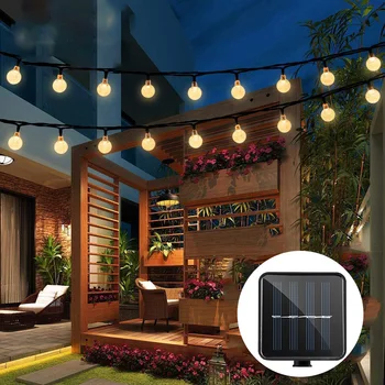Solar String Lights 5.3m 20LED Solar String Lights Outdoor Waterproof Crystal Ball String Lights for Yard Garden Wedding Party
Solar String Lights 5.3m 20LED Solar String Lights Outdoor Waterproof Crystal Ball String Lights for Yard Garden Wedding Party