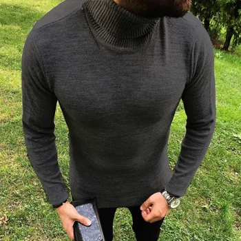 Autumn Winter New Men's Turtleneck Warm Sweaters Male Sexy Slim Fit Knitted Pullovers Solid Color Casual Sweater O-neck Knitwear
Autumn Winter New Men's Turtleneck Warm Sweaters Male Sexy Slim Fit Knitted Pullovers Solid Color Casual Sweater O-neck Knitwear