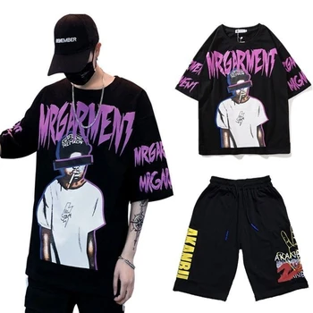 2020 New T-shirt Suit Male Tide Brand Summer All Matching Casual Loose Trend Korean Style Of Hip Hop Cec7 Points Short Sleeve
2020 New T-shirt Suit Male Tide Brand Summer All Matching Casual Loose Trend Korean Style Of Hip Hop Cec7 Points Short Sleeve