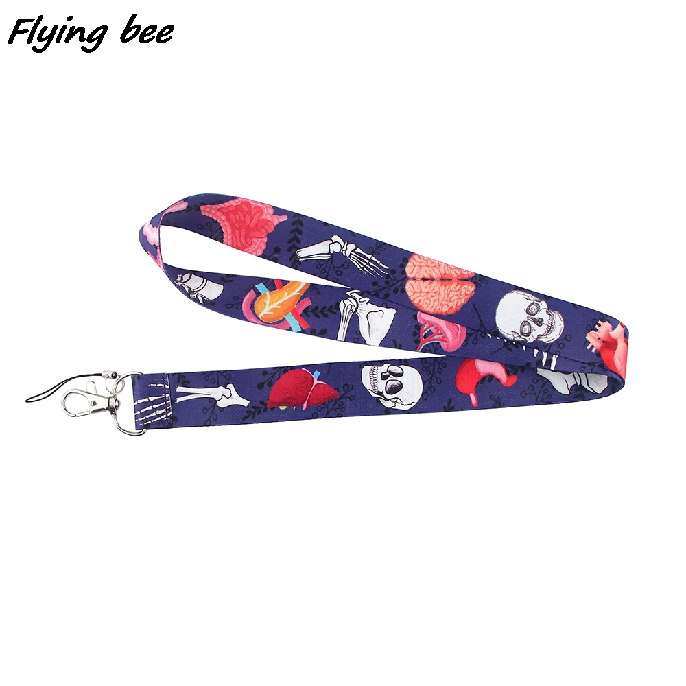 Flyingbee Skeleton Heart Lung Organs Medicine Lanyard ID Badge Holder ID Card Mobile Phone Strap Badge Key Holder Keychain X1155
Flyingbee Skeleton Heart Lung Organs Medicine Lanyard ID Badge Holder ID Card Mobile Phone Strap Badge Key Holder Keychain X1155