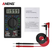 ANENG DT830G Portable Multimeter LCD Digital Multimeter Handheld LCD Backlight AC/DC Ammeter Voltmeter Ohm Tester Meter
ANENG DT830G Portable Multimeter LCD Digital Multimeter Handheld LCD Backlight AC/DC Ammeter Voltmeter Ohm Tester Meter