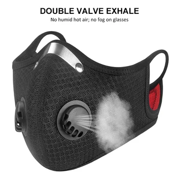 In Stock Activated Carbon Face Mask With antivirus Valve Mouth Mask With Carbon Filter Anti PM2.5 Filter Bacteria Respirator
In Stock Activated Carbon Face Mask With antivirus Valve Mouth Mask With Carbon Filter Anti PM2.5 Filter Bacteria Respirator