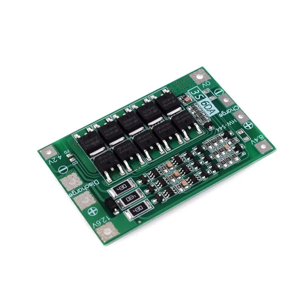 3S / 4S 40A 60A Li-ion Battery Charger Lithium Battery Protection Board for Drill Motor Enhance / Balance
3S / 4S 40A 60A Li-ion Battery Charger Lithium Battery Protection Board for Drill Motor Enhance / Balance