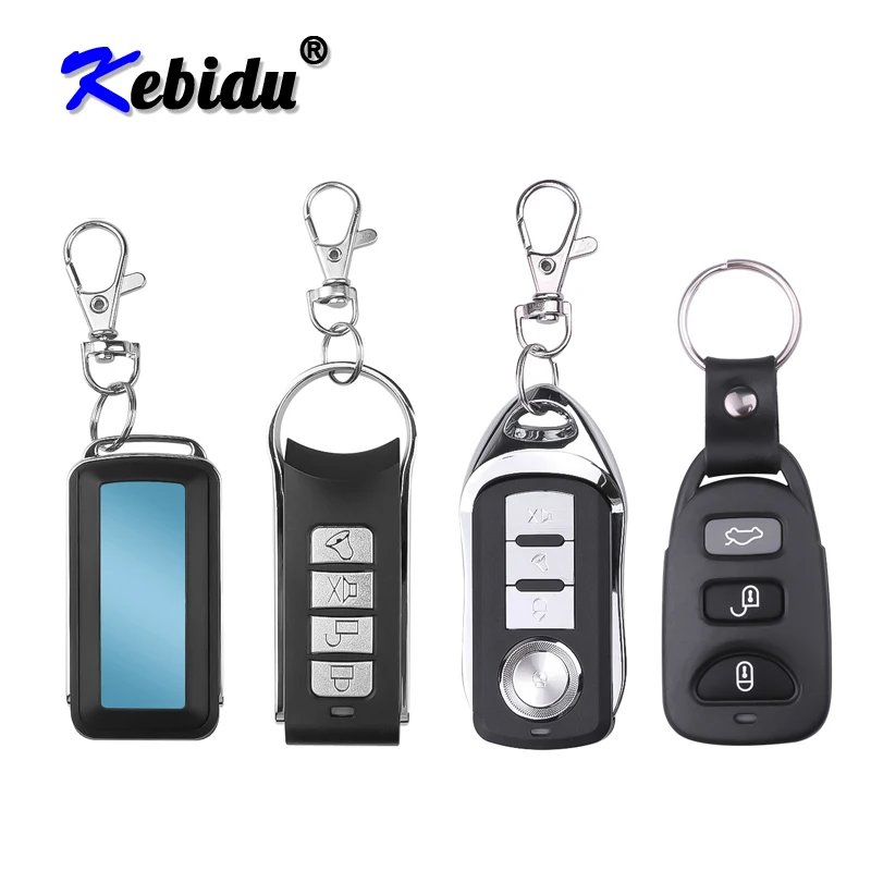 KEBIDU Universal Wireless 433Mhz Remote Control Learning Code 4 Channel For Gate Garage Door RF 4 Key Buttons Copy Keys
KEBIDU Universal Wireless 433Mhz Remote Control Learning Code 4 Channel For Gate Garage Door RF 4 Key Buttons Copy Keys