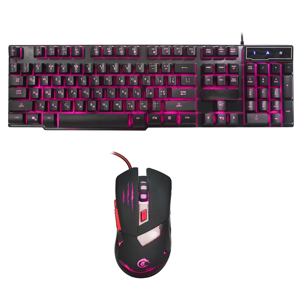104 Keys Backlight Mechanical Gaming Keyboard Mouse Set USB Wired Gamer Keyboard Mouse Combo Game Keypad Mice Russian/English
104 Keys Backlight Mechanical Gaming Keyboard Mouse Set USB Wired Gamer Keyboard Mouse Combo Game Keypad Mice Russian/English