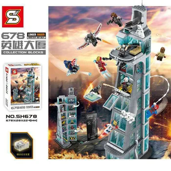 New MOC Upgraded Version SuperHeroes Ironman Fit Marvel Avengers Tower Endgame Building Block Bricks Boy Kid Gift Toy
New MOC Upgraded Version SuperHeroes Ironman Fit Marvel Avengers Tower Endgame Building Block Bricks Boy Kid Gift Toy