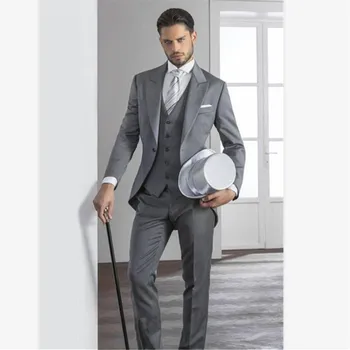New Men's Suit Smolking Noivo Terno Slim Fit Easculino Evening Suits For Men Wedding Prom (Jacket +Pants +Vest) Groom Married
New Men's Suit Smolking Noivo Terno Slim Fit Easculino Evening Suits For Men Wedding Prom (Jacket +Pants +Vest) Groom Married