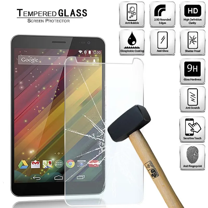 Tablet Tempered Glass Screen Protector Cover for HP Slate 7 VoiceTab Ultra Tablet Full Coverage Explosion-Proof Screen
Tablet Tempered Glass Screen Protector Cover for HP Slate 7 VoiceTab Ultra Tablet Full Coverage Explosion-Proof Screen