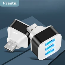 3 in 1 USB Port Mini Splitter Adapter PC Laptop Charge Expansion Port USB Extender with LED Indicator Multi USB Charging Adapter 
3 in 1 USB Port Mini Splitter Adapter PC Laptop Charge Expansion Port USB Extender with LED Indicator Multi USB Charging Adapter
