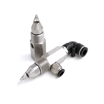 Air atomizing nozzle,industrial mine dedusting ultrasonic atomizing nozzle,dry fog humidification and dust suppression nozzle
Air atomizing nozzle,industrial mine dedusting ultrasonic atomizing nozzle,dry fog humidification and dust suppression nozzle