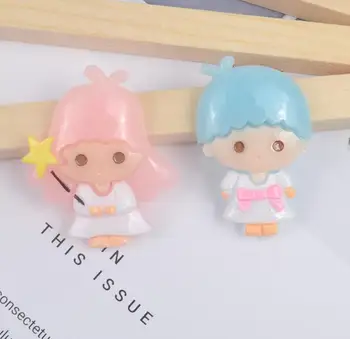 Flatback Flat Back Resin Cabochon Kawaii DIY Gemini girl boy Cartoon Resin Craft Decoration For Hair Bow Center 28*34mm 
Flatback Flat Back Resin Cabochon Kawaii DIY Gemini girl boy Cartoon Resin Craft Decoration For Hair Bow Center 28*34mm