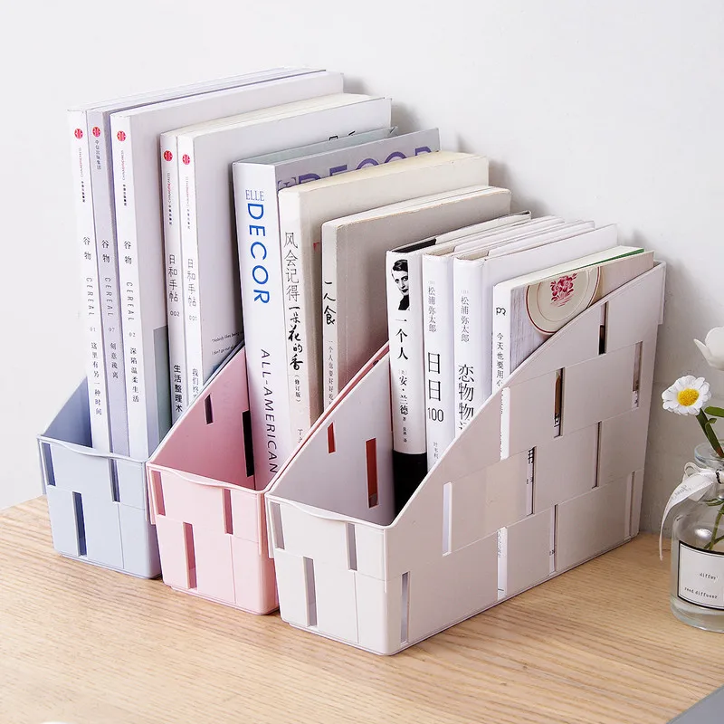Magazine Stand Book Holder Organizer Plastic Bookshelf Document Rack Office Desktop File Storage Box Organizer School Supplies
Magazine Stand Book Holder Organizer Plastic Bookshelf Document Rack Office Desktop File Storage Box Organizer School Supplies