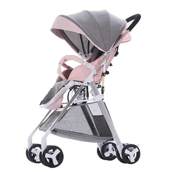 High View Pram One Step Fold Lightweight Convertible Baby Carriage with Multi-Positon Reclining Seat Extended Canopy
High View Pram One Step Fold Lightweight Convertible Baby Carriage with Multi-Positon Reclining Seat Extended Canopy