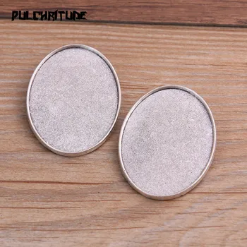 2pcs 30*40mm Inner Size Antique Silver color Oval Big Brooch Cabochon Base Setting Charms Pendant For Diy Jewelry Making
2pcs 30*40mm Inner Size Antique Silver color Oval Big Brooch Cabochon Base Setting Charms Pendant For Diy Jewelry Making