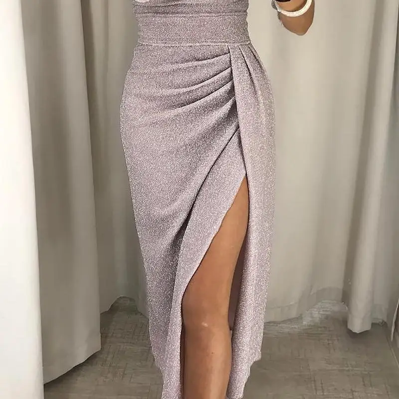 Autumn Women Dresses Christmas Party Sequin Dress Sexy Elegant Bodycon Long Sleeve Shiny Off Shoulder Ruched Thigh Slit Vestidos
Autumn Women Dresses Christmas Party Sequin Dress Sexy Elegant Bodycon Long Sleeve Shiny Off Shoulder Ruched Thigh Slit Vestidos