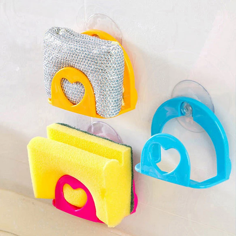 Random Color 1 Piece Piratical Sponge Holder Suction Cup Convenient Home Kitchen Storage Rack Kit Tools
Random Color 1 Piece Piratical Sponge Holder Suction Cup Convenient Home Kitchen Storage Rack Kit Tools