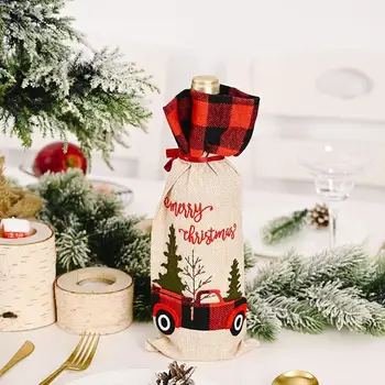 2021 New Year Gift Christmas Car Tree Wine Bottle Cover Xmas Noel Christmas Decorations for Home Natal Navidad 2020 Table Decor 
2021 New Year Gift Christmas Car Tree Wine Bottle Cover Xmas Noel Christmas Decorations for Home Natal Navidad 2020 Table Decor