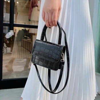 Crocodile Pattern Shoulder Bags for Women 2020 Small Chain Handbag Small Bag PU Leather Hand Bag Ladies Fashion Crossbody Bags
Crocodile Pattern Shoulder Bags for Women 2020 Small Chain Handbag Small Bag PU Leather Hand Bag Ladies Fashion Crossbody Bags